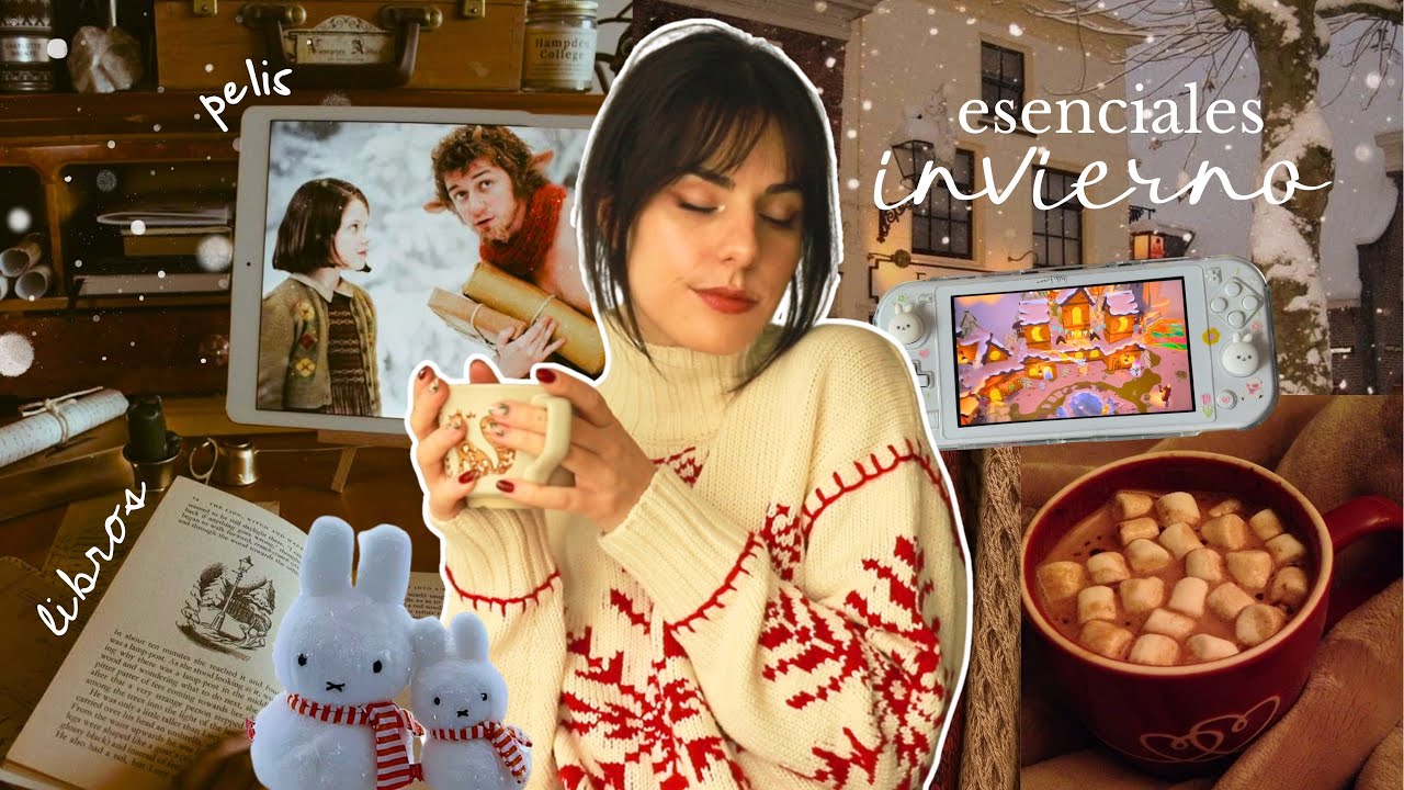 esenciales que serán tu refugio este invierno ☕❄️ libros, pelis y videojuegos cálidos