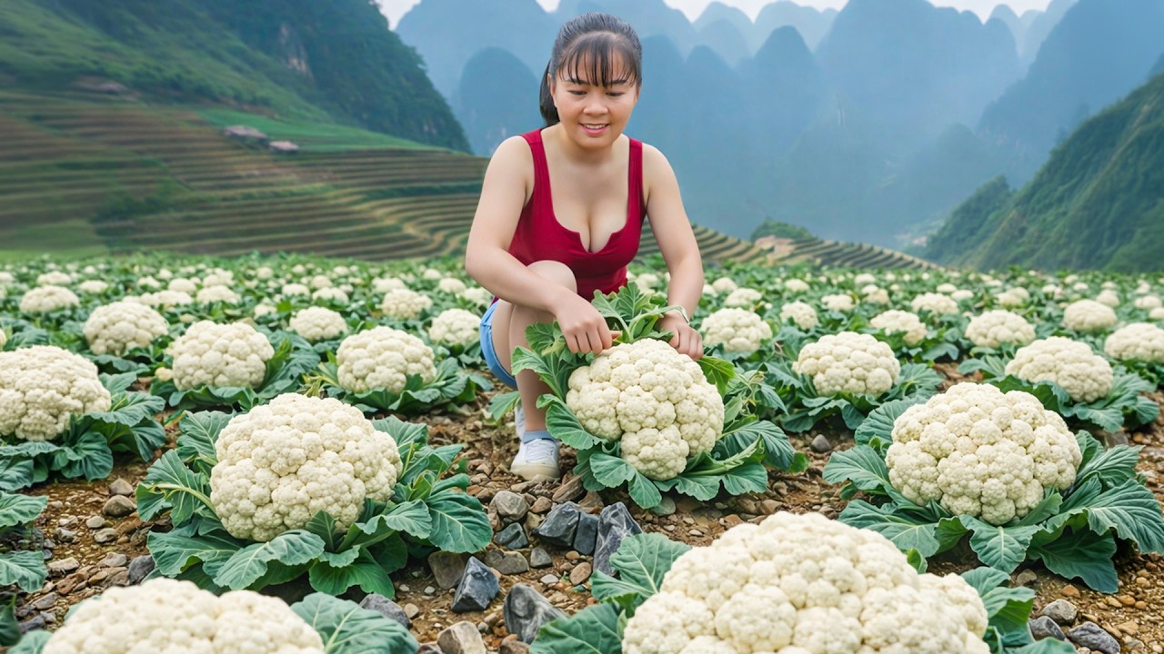 [TIMELAPSE] 257Days Harvesting Full Truck Cauliflower, Cabbage, Kohlrabi,...Go To Market Sell