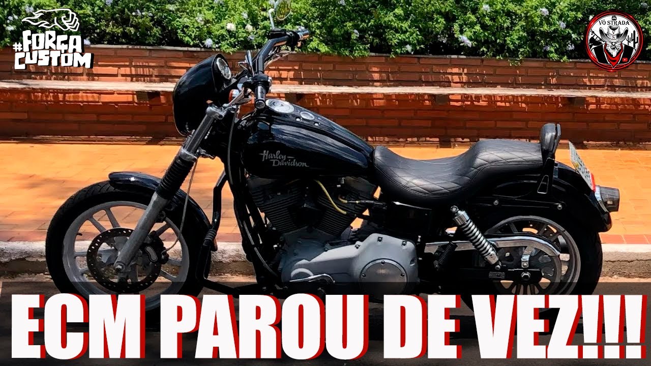 A HARLEY-DAVIDSON ESTRAGOU DE VEZ | Problema no ECM da HD Dyna Super Glide
