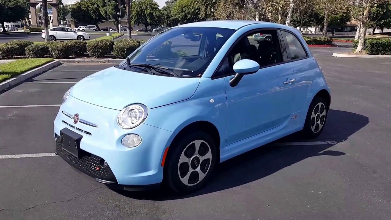 2017 Fiat 500e - 2300 Miles . Half Price $15,600