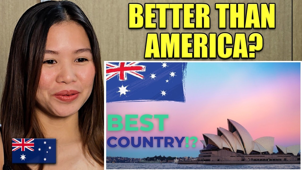 Американская девушка реагирует на 10 причин, почему Австралия — лучшая страна в мире.