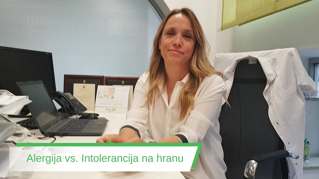 Kako da razlikujete alergije od intolerancije na hranu? Odgovara dr med.sci  Milka Popović. Beo-lab