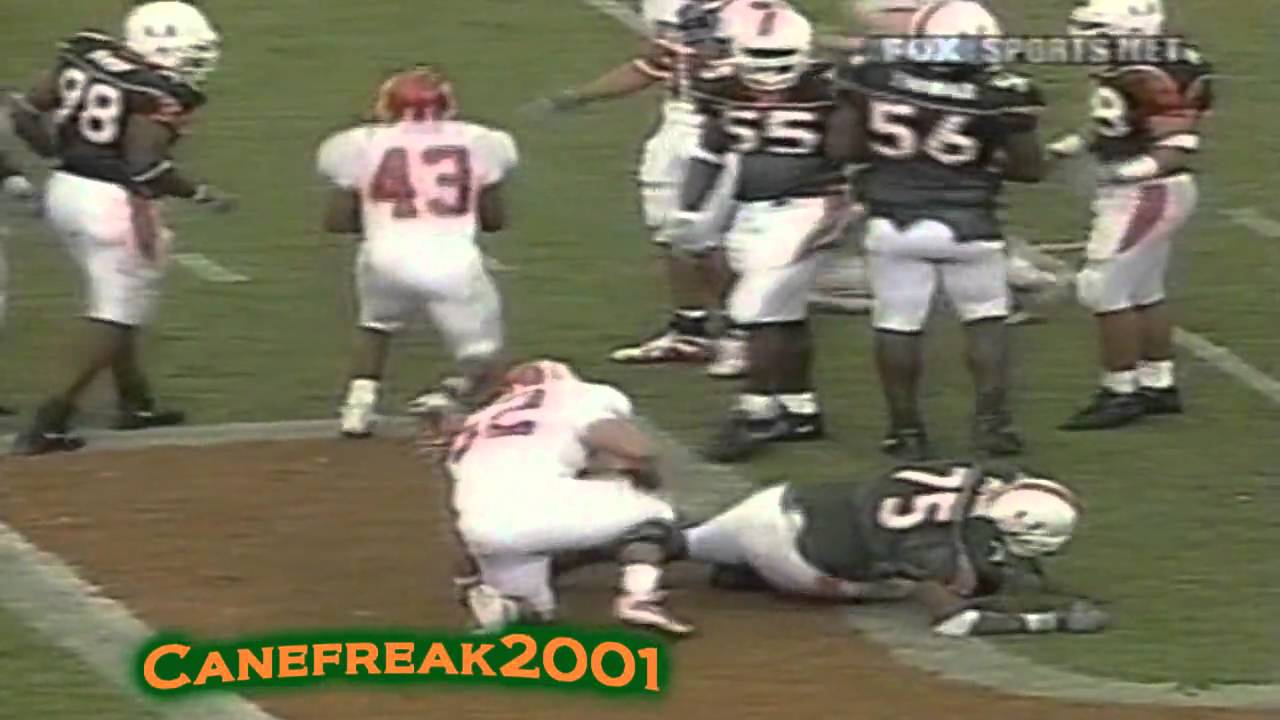 2001 Miami Hurricanes vs Rutgers Highlights