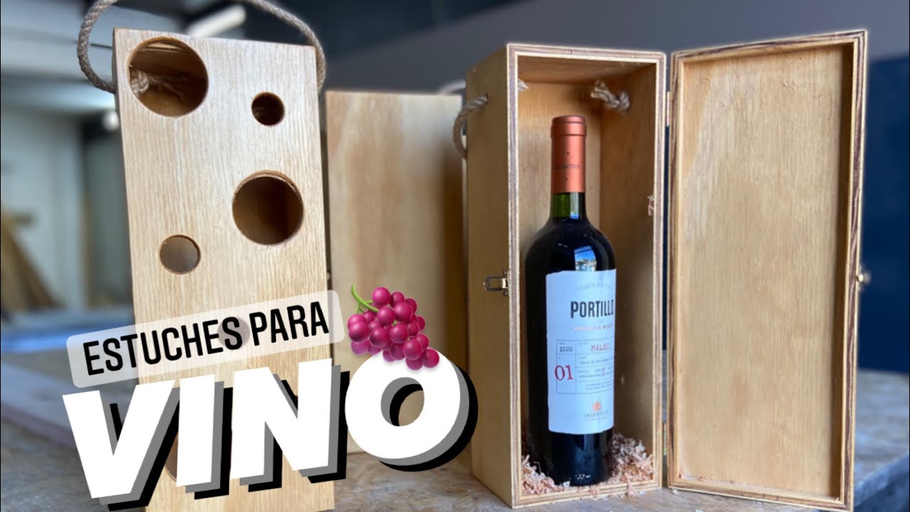 EL REGALO PERFECTO! “DÍA DEL PADRE” (ESTUCHE PARA VINO) - PROYECTO MUEBLE