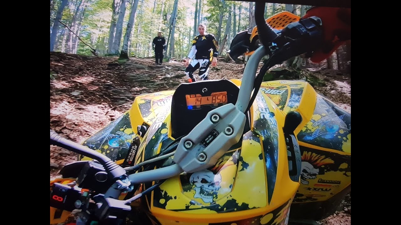 Plimbare frumoasa si periculoasa!! Can Am Renegade, Hero 7 Black! ATV