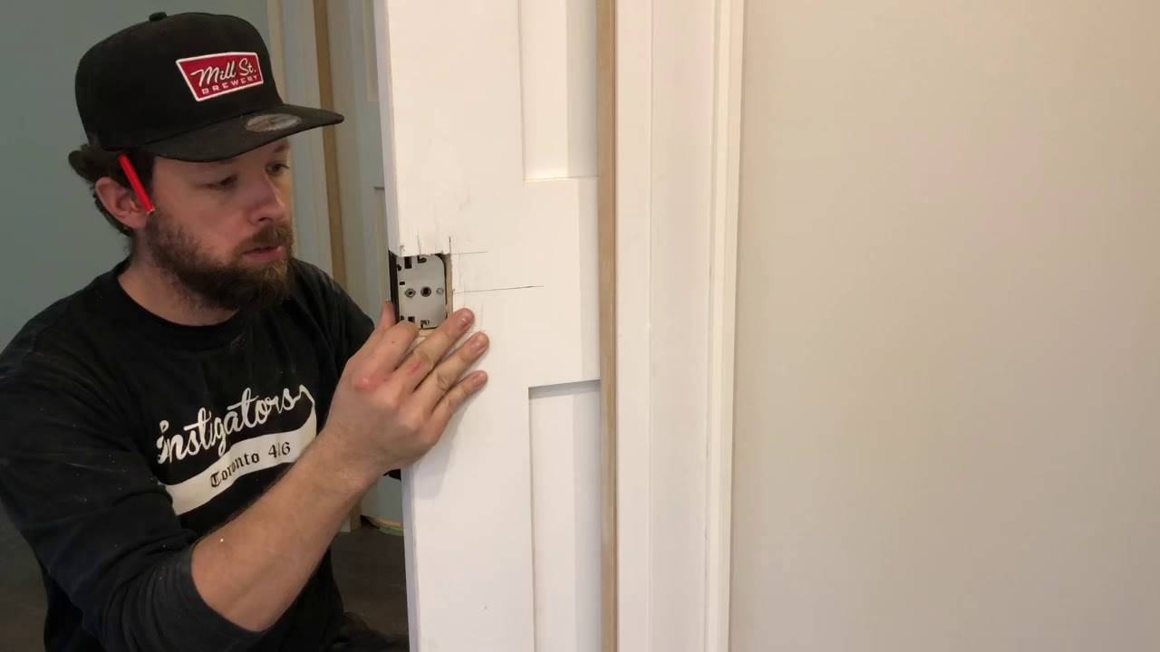 Pocket Door Handle & Privacy Lock Install 🚪