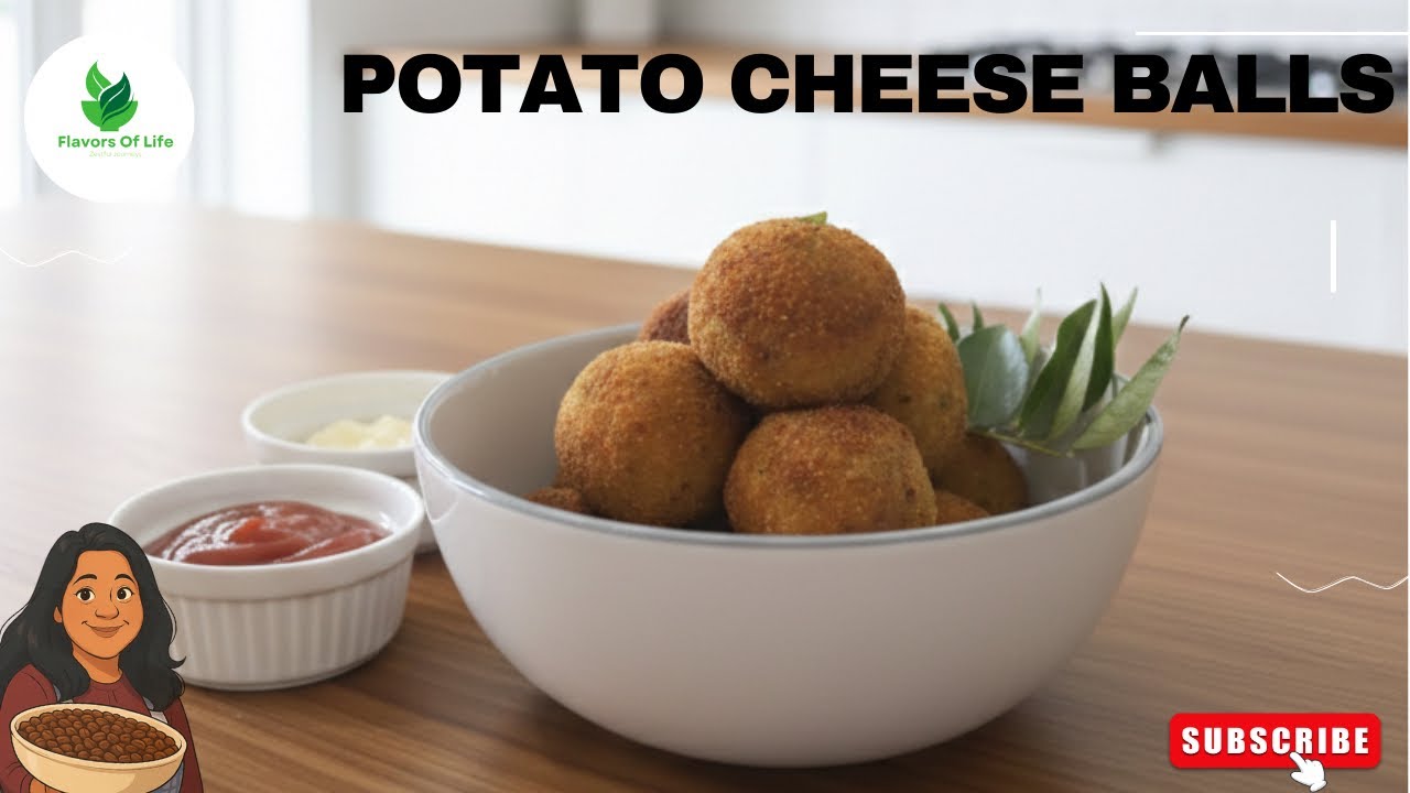 🧀🥔 Potato Cheese Balls – Crispy Outside, Gooey Inside #PotatoCheeseBalls #CheeseLovers #snackrecipe