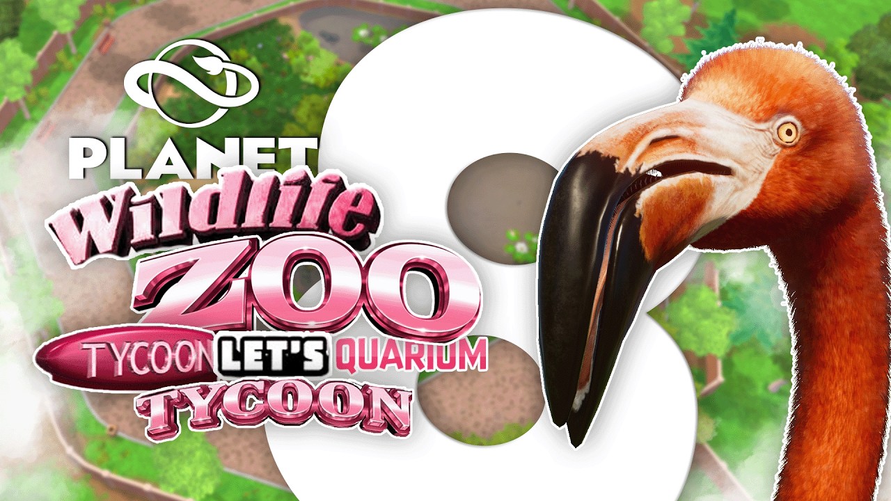 🦩 Building the SAME Flamingo Habitat in 8 ZOO GAMES!