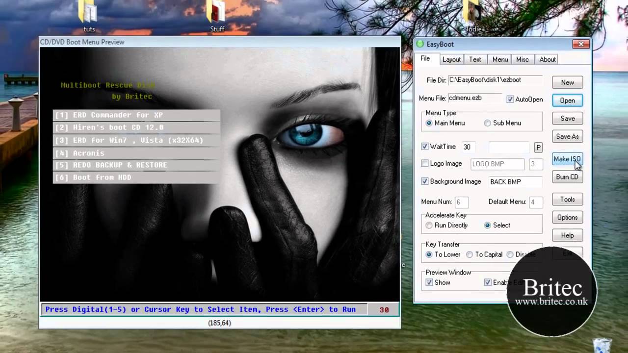 Creating a Multiboot CD/DVD with Easyboot by britec