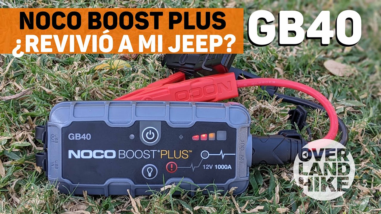NOCO BOOST PLUS GB40 ¿REVIVIÓ A MI JEEP? (UNBOXING) JUMP STARTER