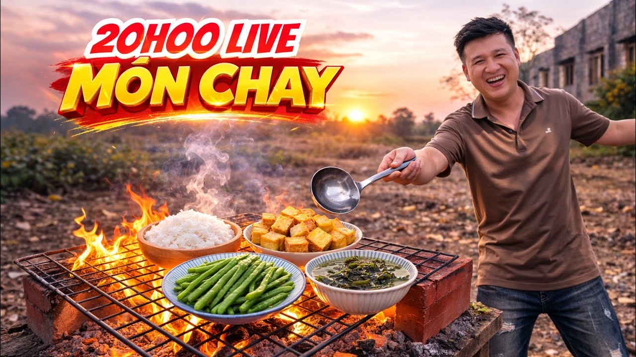 Lạc Đà Phiêu Lưu🇻🇳 ||🔥20h00 Tối Nay Live Nấu Món Chay Ngon Tàu Hủ, Canh Rong Biển & Đậu Que cực ngon