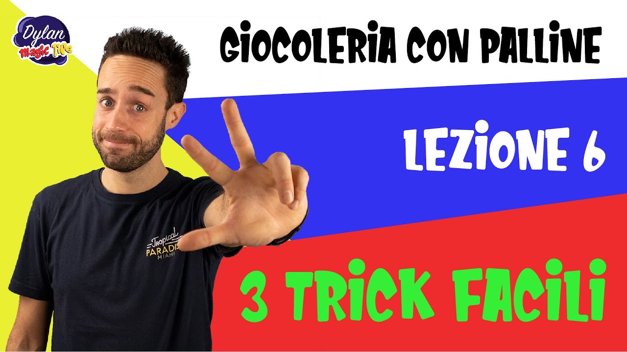 Tutorial giocoleria con le palline - TRE TRICK FACILI E D'EFFETTO