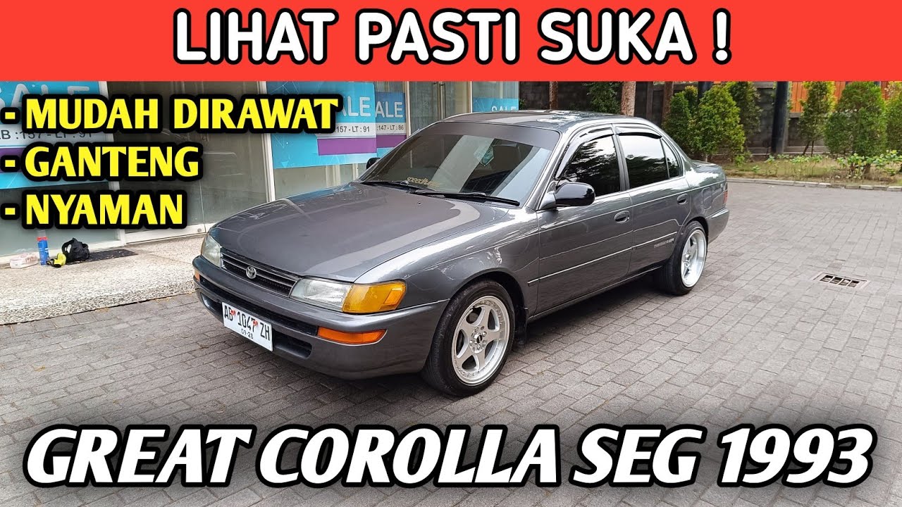 TOYOTA GREAT COROLLA SEG 1993 MANUAL GANTENG BANGET SIAP LUAR KOTA