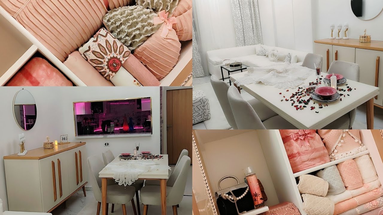 شقة عروسة القاهرة  مساحتها صغيرة وكيوتة اوووي حتعرفي فيها المعني الحقيقي للرقة والجمال 👌🥰