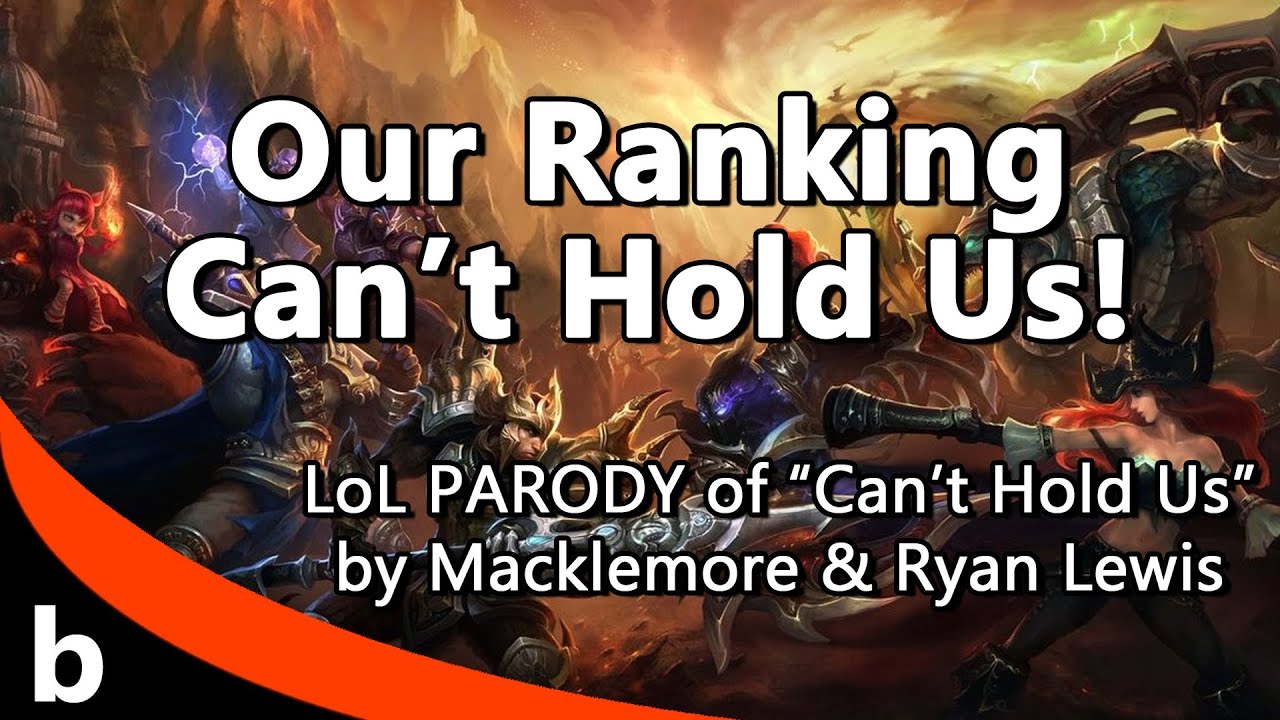 Our Ranking Can't Hold Us (Macklemore & Ryan Lewis - Can't Hold Us Parody)