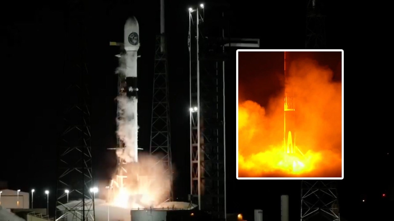 Пуск! SpaceX запускает секретные спутники-шпионы США и успешно сажает ступень во Флориде