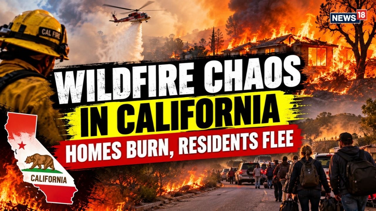 LIVE: Southern California Wildfires Rage | Homes Ablaze, Evacuations Amid Dangerous Winds | N18G