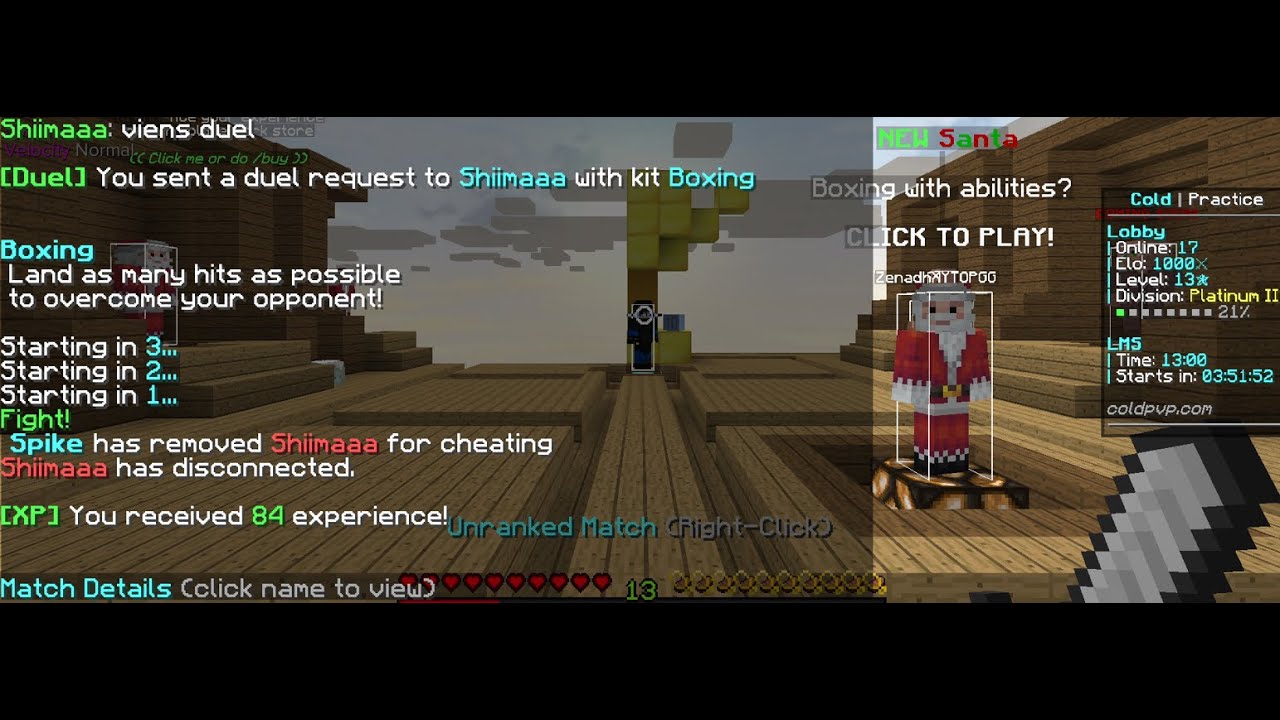pactify Le meilleur joueur vs mass( il a cheat et il a étais ban practice dcp go anarchy et cheat