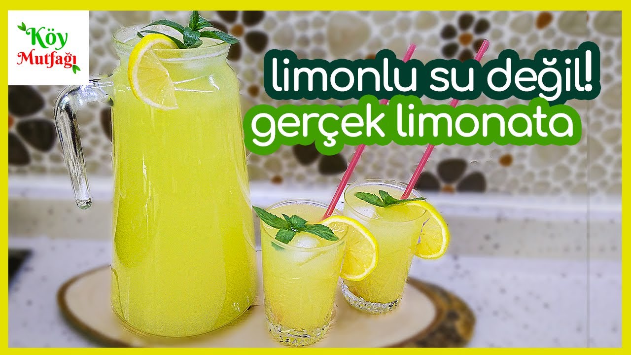 Limonata Nasıl Yapılır 🍋 Gerçek Limonata Tarifi | Emine'nin Köy Mutfağı