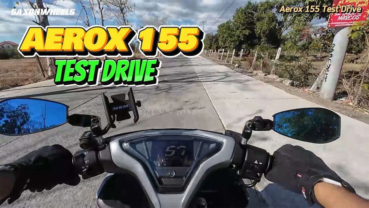 Yamaha Aerox 155 v2 Test Drive | Comfortable ba ito sa LONGRIDE
