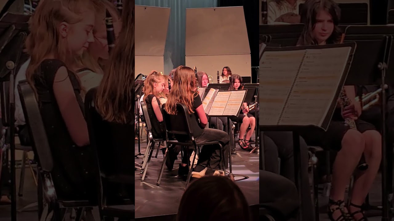 Khaleesi's 6th grade band concert 