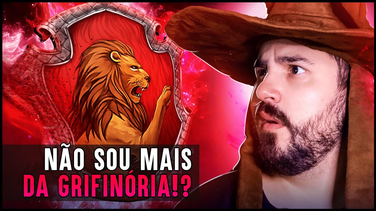 NÃO SOU MAIS GRIFINÓRIA!? - REFAZENDO O TESTE DAS CASAS DE HOGWARTS!