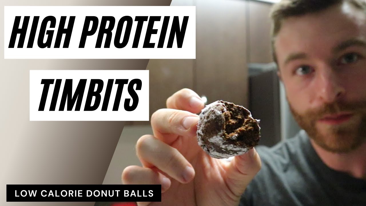 High Protein - Low Calorie Chocolate Timbits | High Protein Donut Holes
