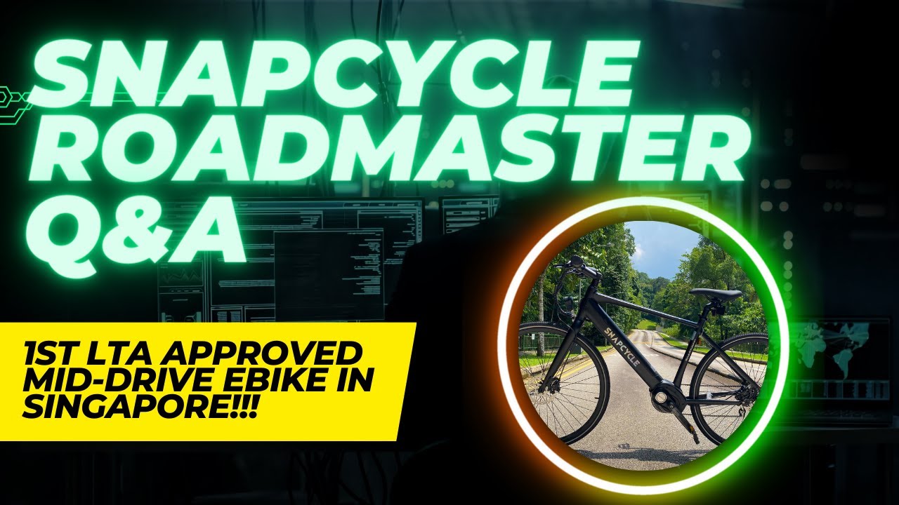 Realistic Reviews - Season 4 Episode 12 - Snapcycle Roadmaster: SG's first mid-drive ebike (LTA ✅)