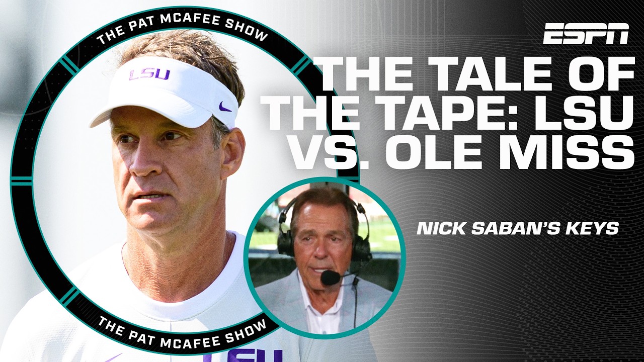 Nick Saban breaks down keys to LSU vs. Ole Miss | The Pat McAfee Show