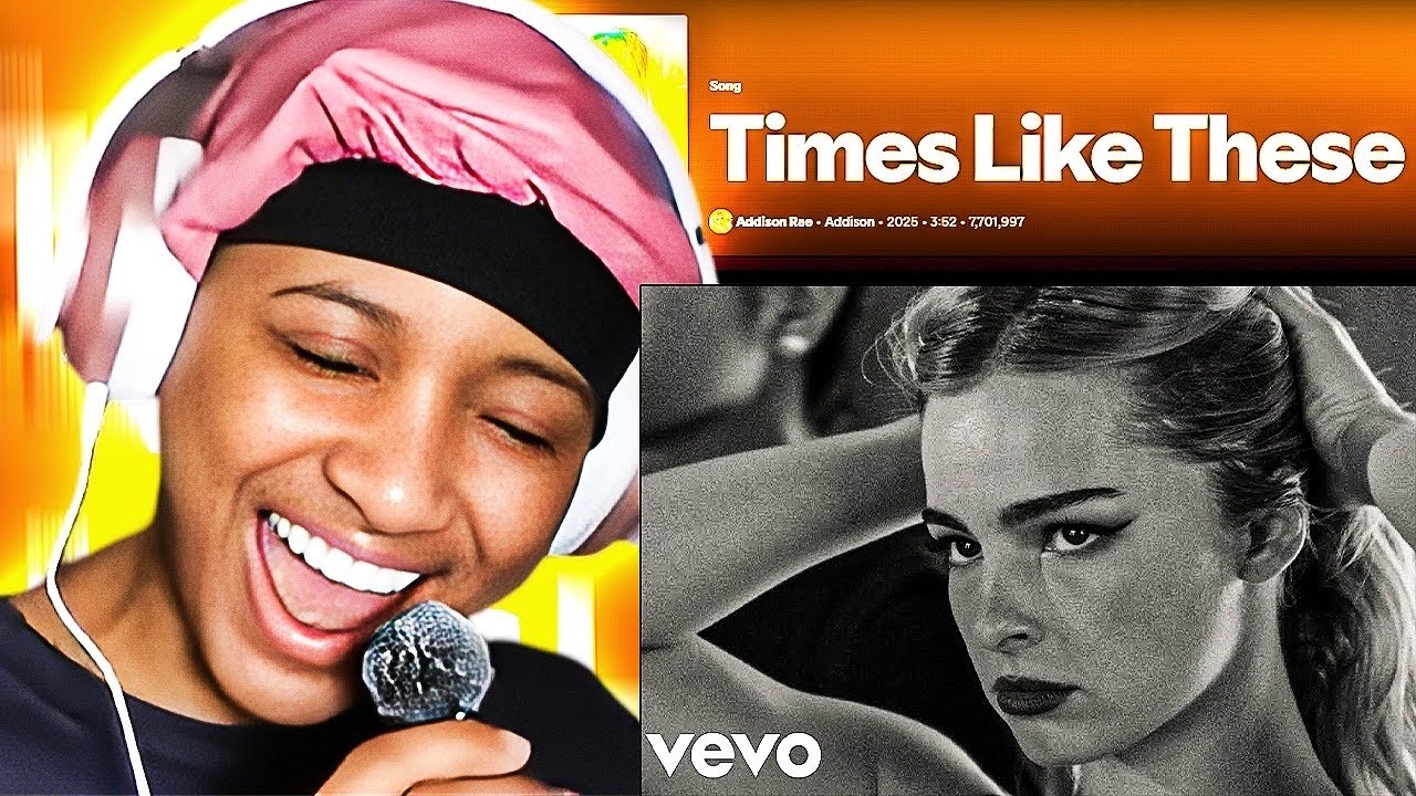 Реакция SAILURGRL на песню Addison Rae - Times Like These (OfficialVideo)
