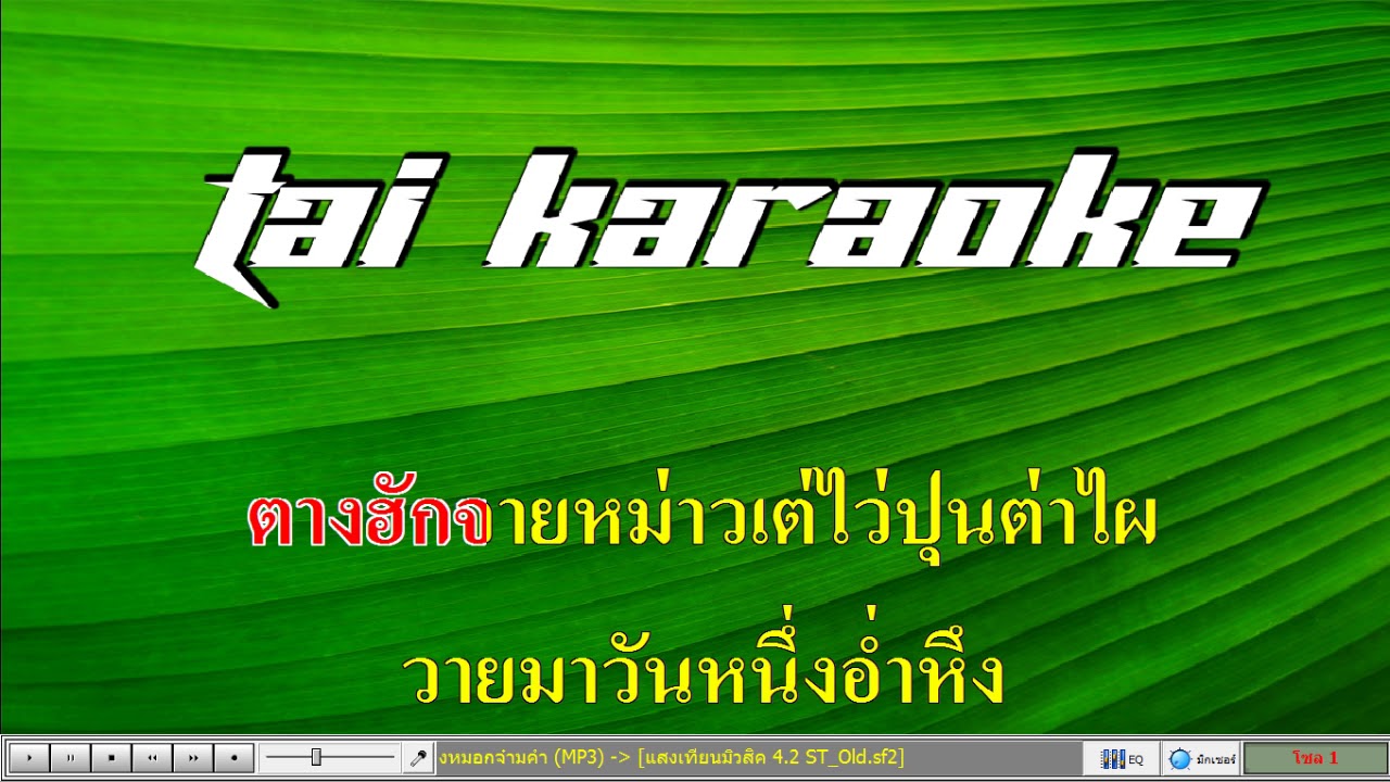 หมากโหโจ นางหมอกจ๋ามคำ คาราโอเกะ