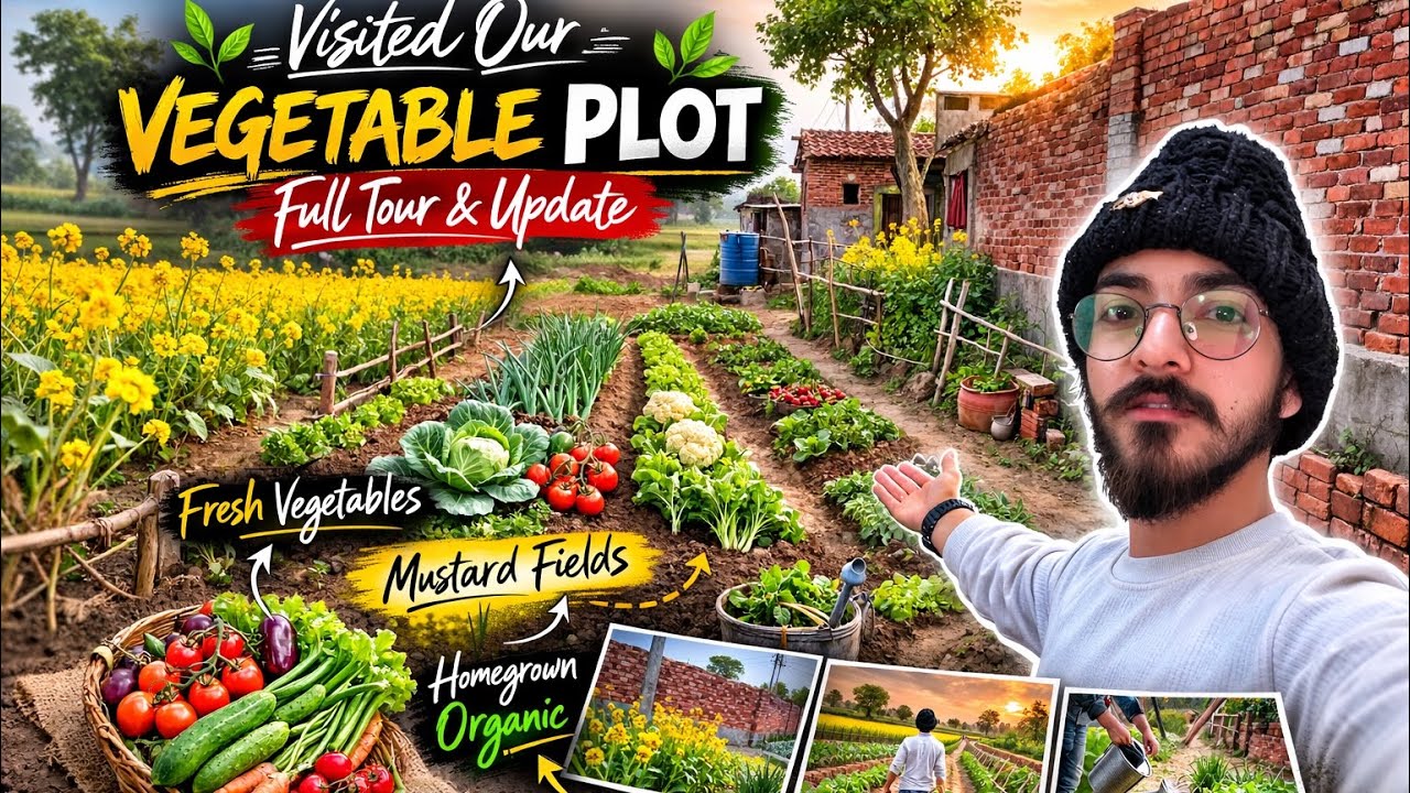 Visited the Plot Today | Growing Fresh Vegetables  🌱  at Home 😍