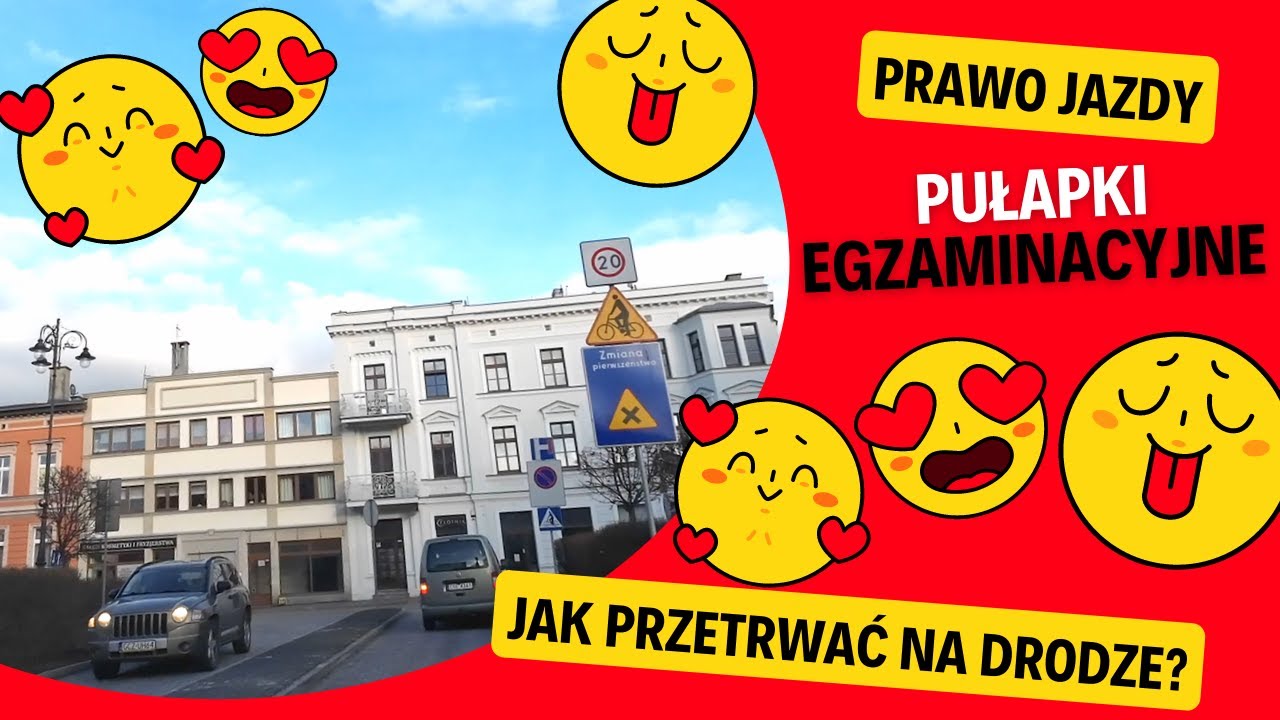 Egzamin na prawo jazdy - przygotowanie praktyczne. Chojnice. Pułapki egzaminacyjne...