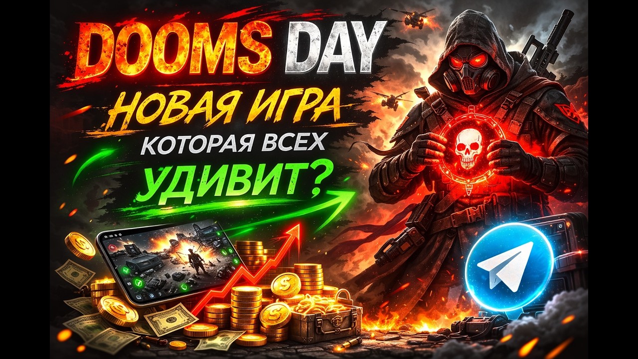 DOOMS DAY &mdash; новая Telegram-игра 2026 😈 Это будет БУМ