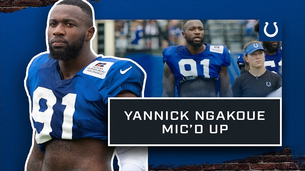 Defensive End Yannick Ngakoue Mic'd Up at 2022 Training Camp