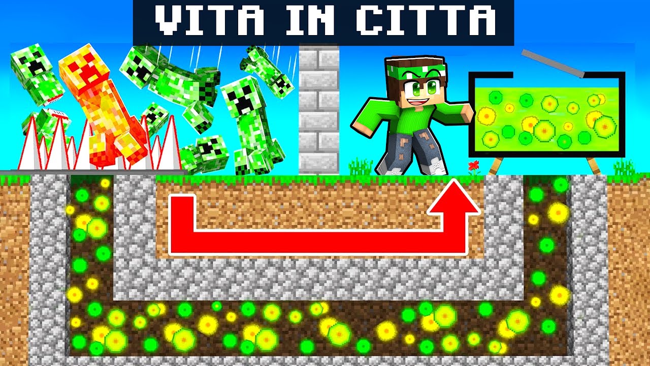 HO POTENZIATO AL MASSIMO LA MIA PRODUZIONE nella VITA IN CITT&Agrave; 1 REMAKE su MINECRAFT!