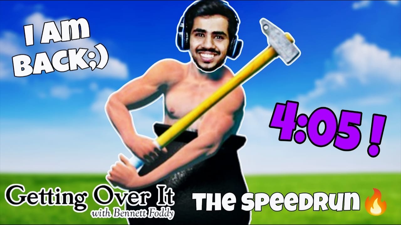 GETTING OVER IT | MY BEST FINISH IN THE GAME! #gaming #gettingoverit #speedrun #comeback