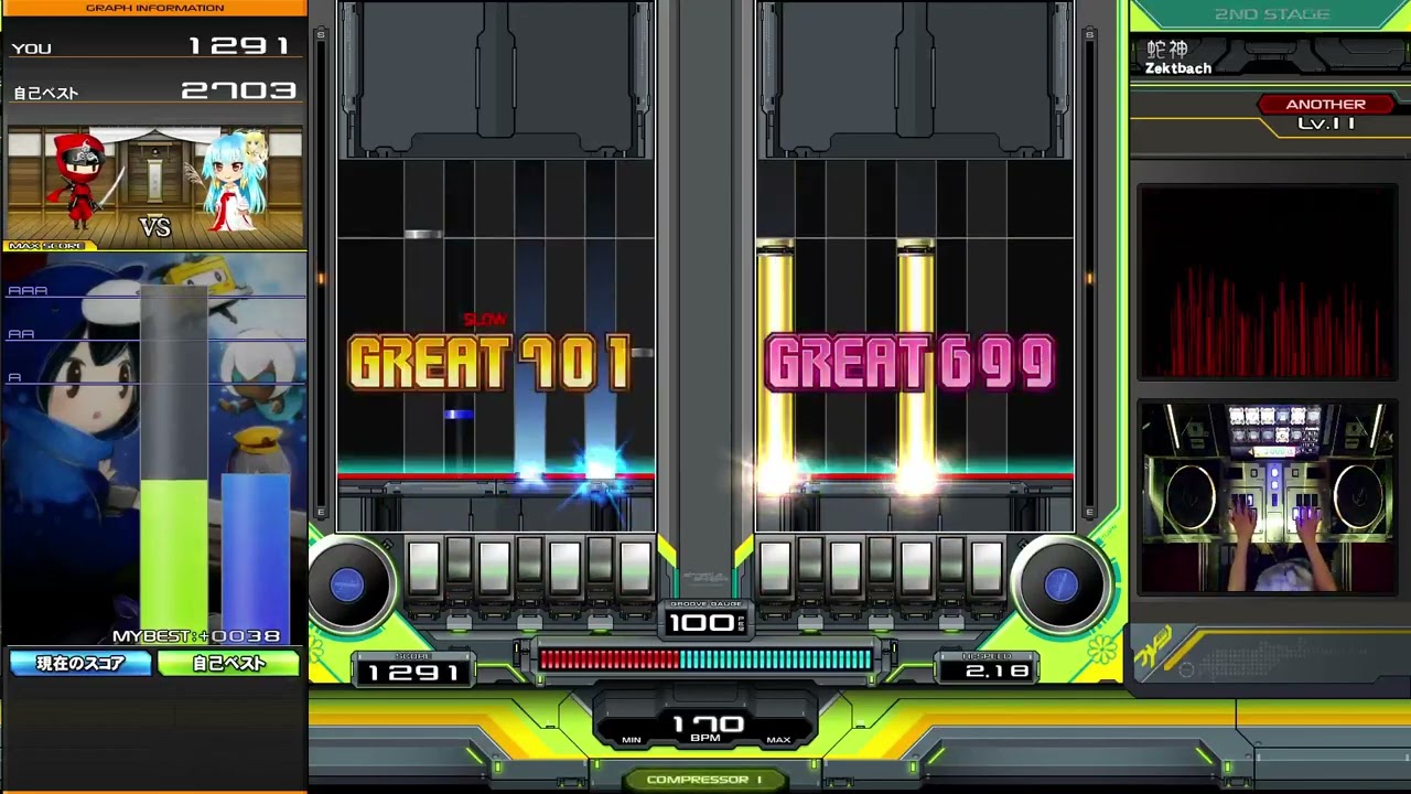 【beatmania IIDX】蛇神 DPA FULLCOMBO