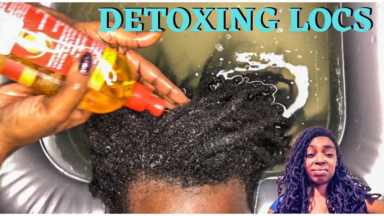 Detoxing Locs with Creme Of Nature Apple Cider Vinegar | Vlog | Removing Build Up From Kids Locs