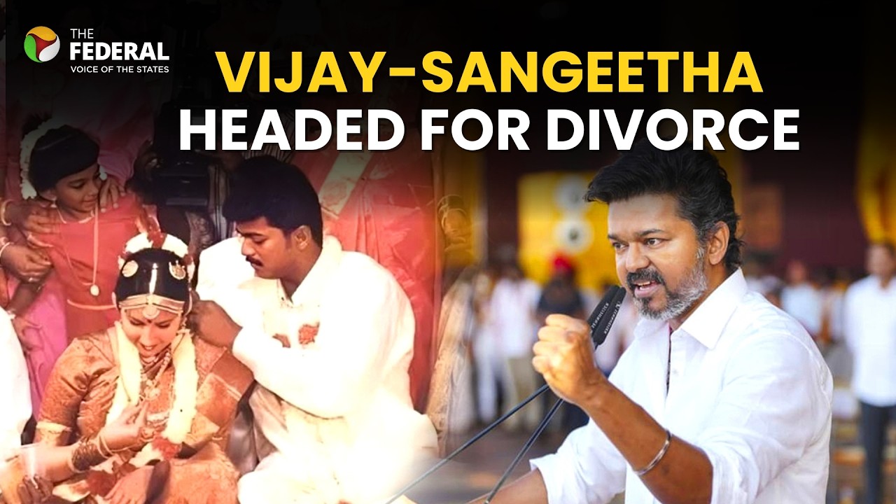 Tamil actor-politician Vijay&rsquo;s wife Sangeetha files for divorce | The Federal