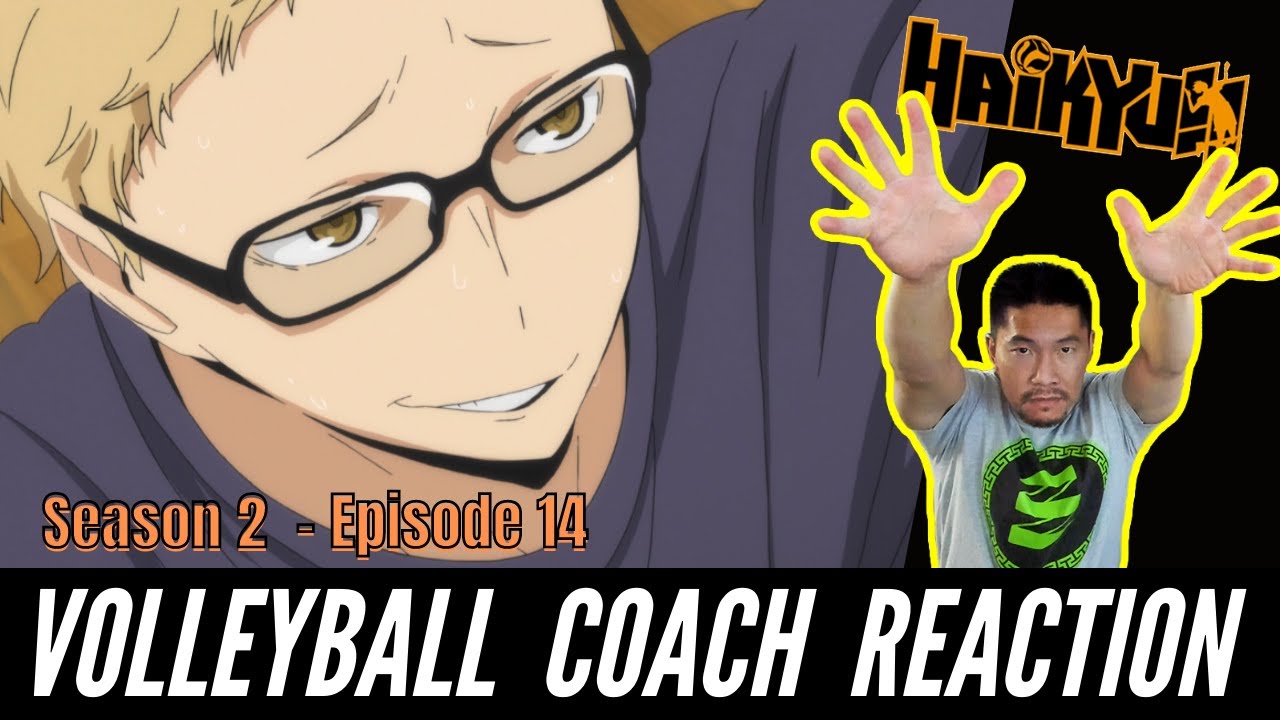 Volleyball Coach Reacts to HAIKYUU S2 E14 - Tsukki wants to learn how to block Ushiwaka!