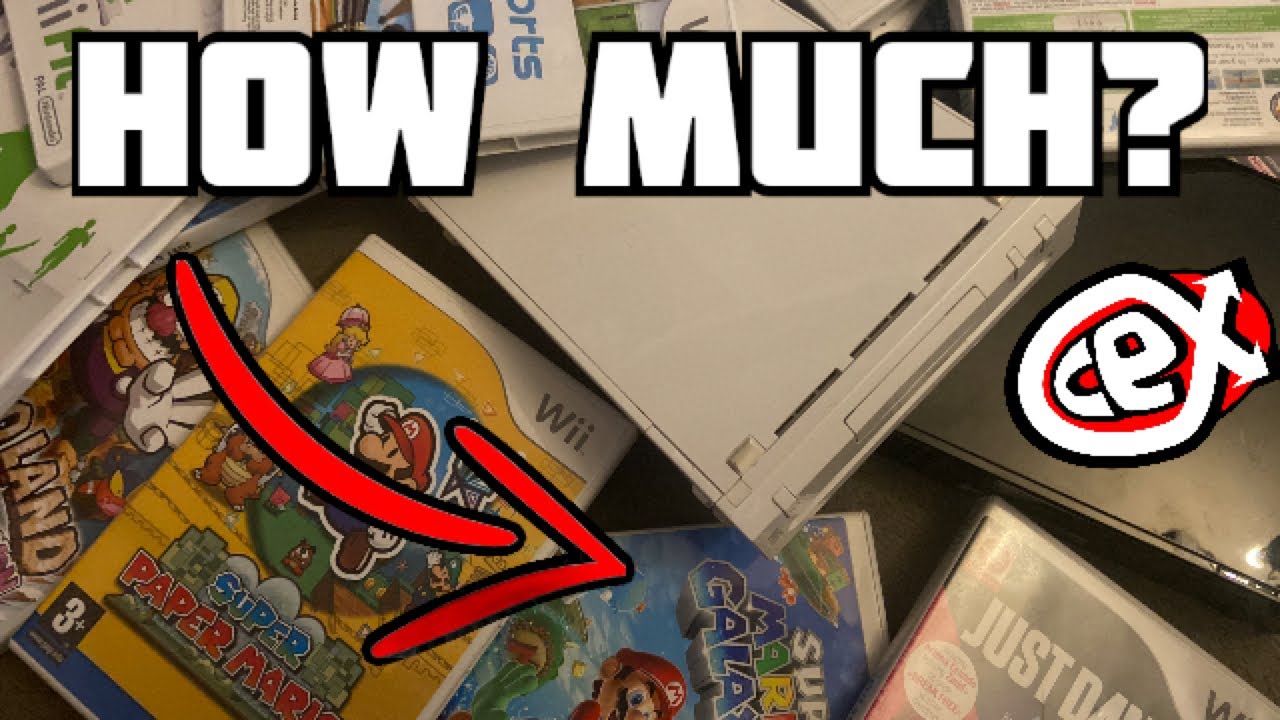 Сколько компания CEX заплатит за мою полную коллекцию игр для Nintendo Wii?