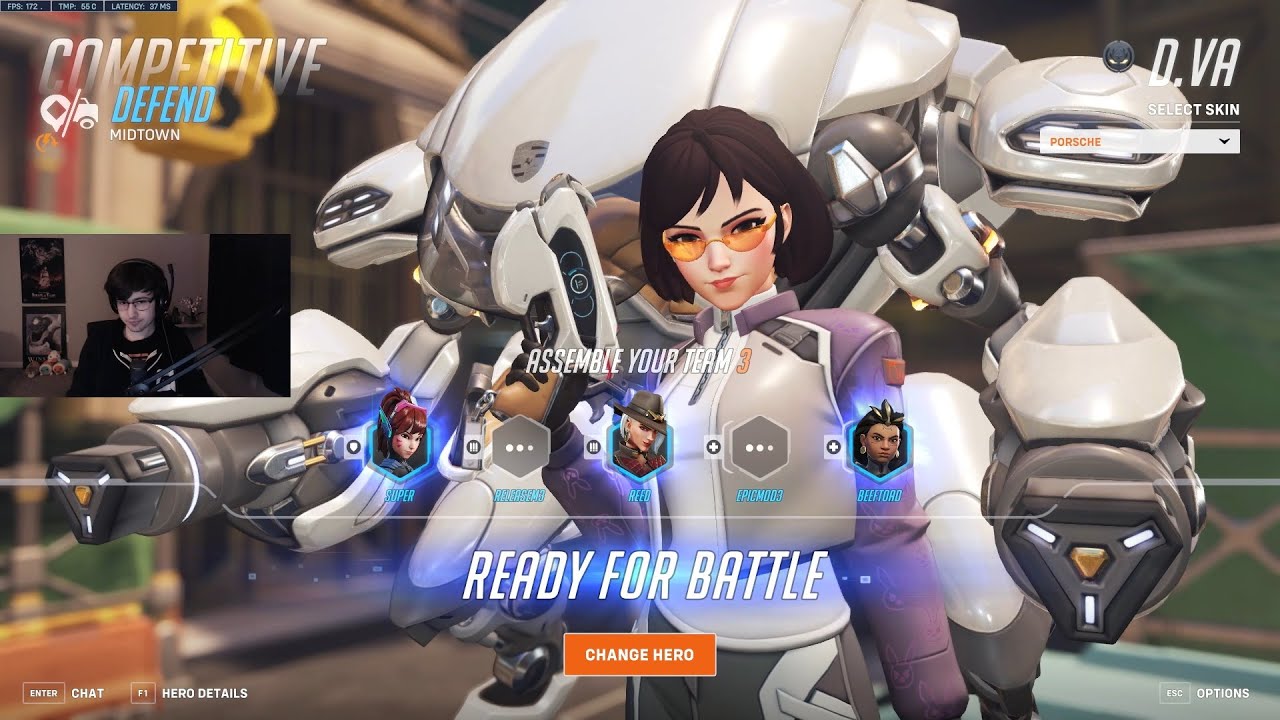 POTG! SUPER D.VA GAMEPLAY OVERWATCH 2 SEASON 11 TOP 500