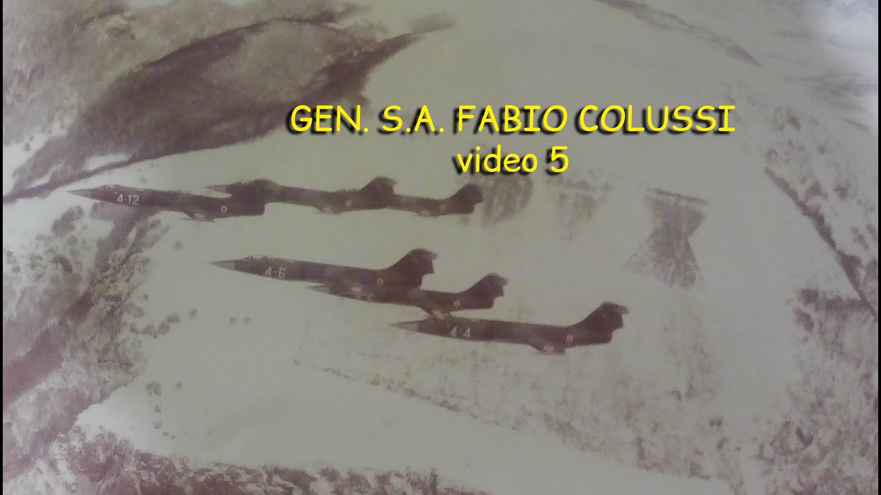 GEN. S.A. FABIO COLUSSI - Fulmine colpisce F- 104 durante l'esercitazione DAWN PATROL  parte 5