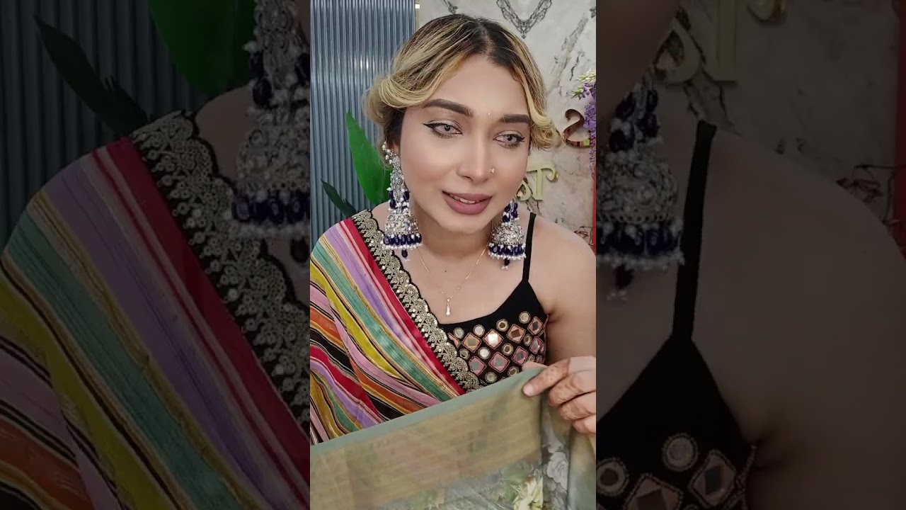 বাজেট ফ্রেন্ডলি শাড়ী😍 বাংলাদেশের সব থেকে কম প্রাইসে শুধু আমরাই দিচ্ছি 😍😍 #sanveesbytony #livefest