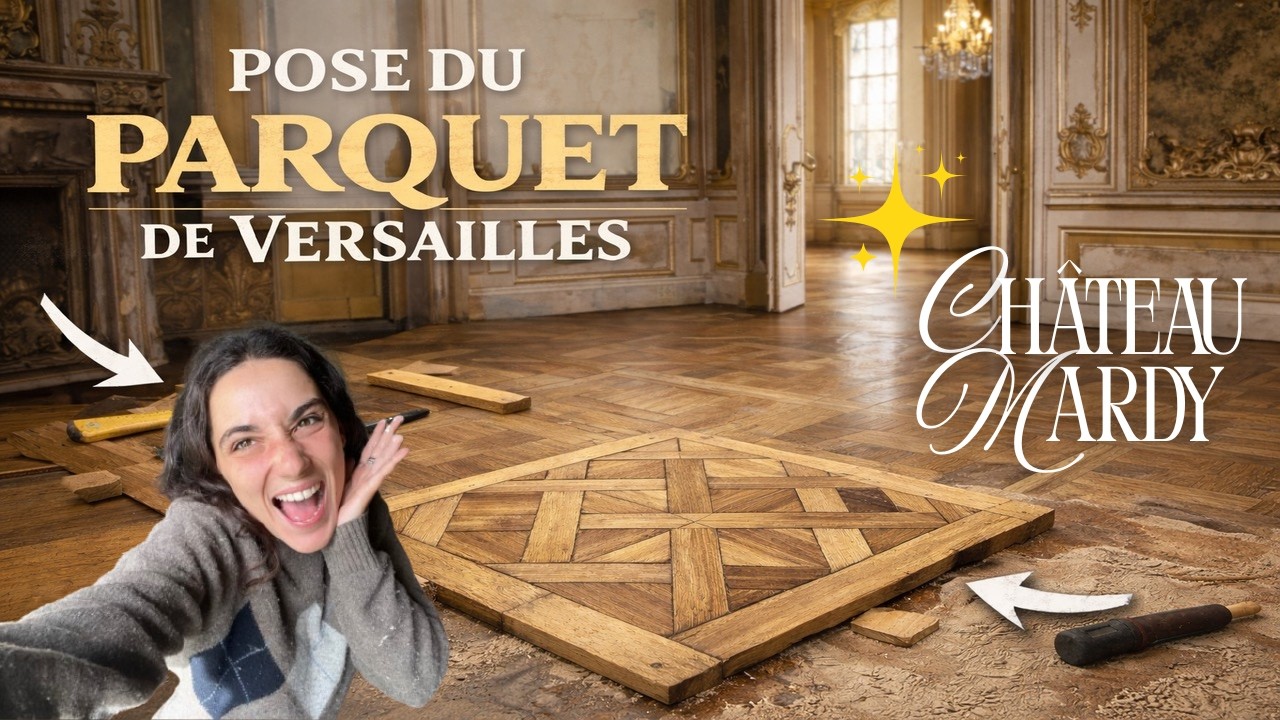 ON POSE ENFIN LE PARQUET DANS LE SALON !! 🎉⏐Rénovation du château de Mardy