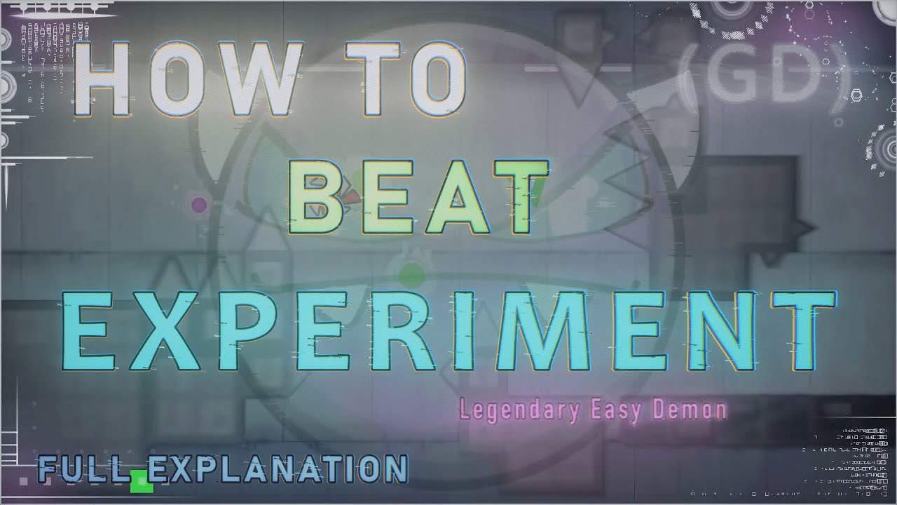 HOW TO BEAT EXPERIMENT BY MBED TUTORIAL (Memory Legnedary Easy Demon) - Christmas Special ❄