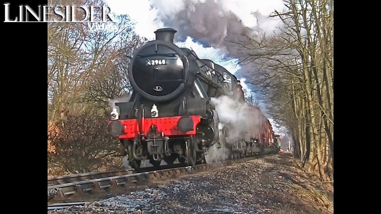 Stanier Mogul 42968, Standard 4 80002 & Jinty 47279 (KWVR, February 2006)