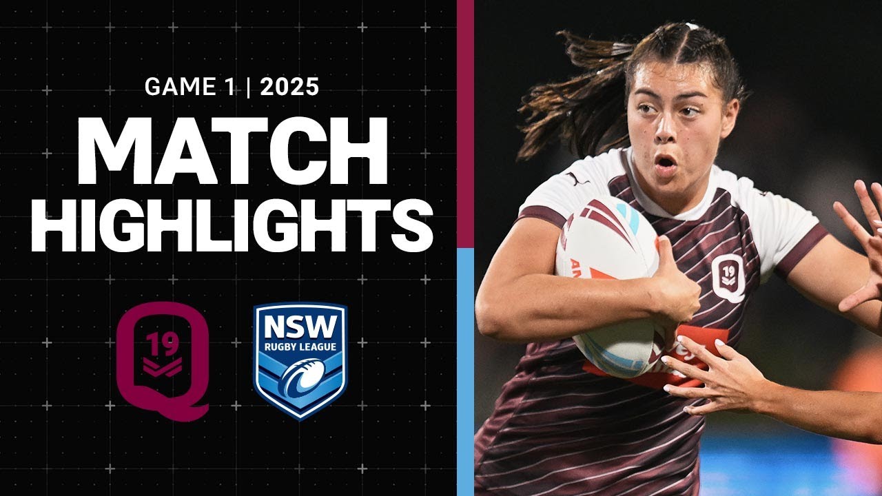 2025 Women's U19s State of Origin | Match Highlights | Maroons v Blues