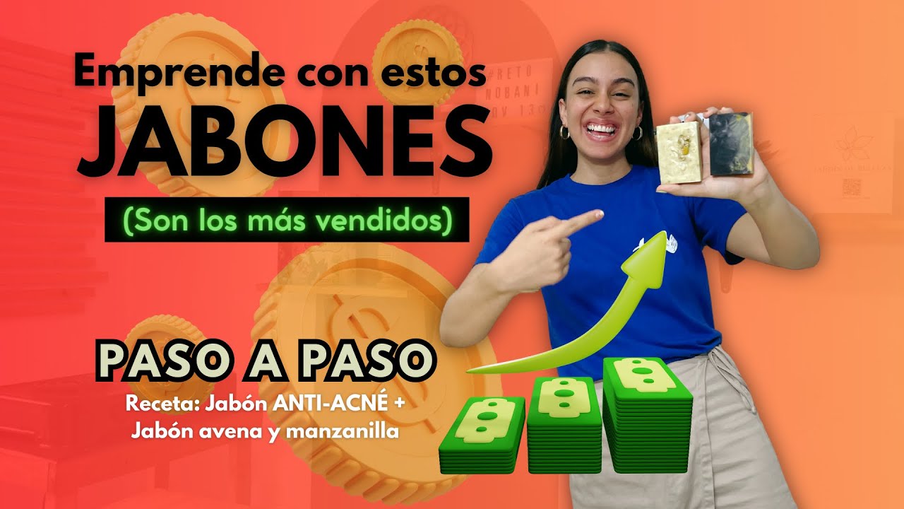 Jabones Artesanales para vender: 2 Recetas de Jabón para tu negocio que se venderán sí o sí!! 🤩💵⚡️